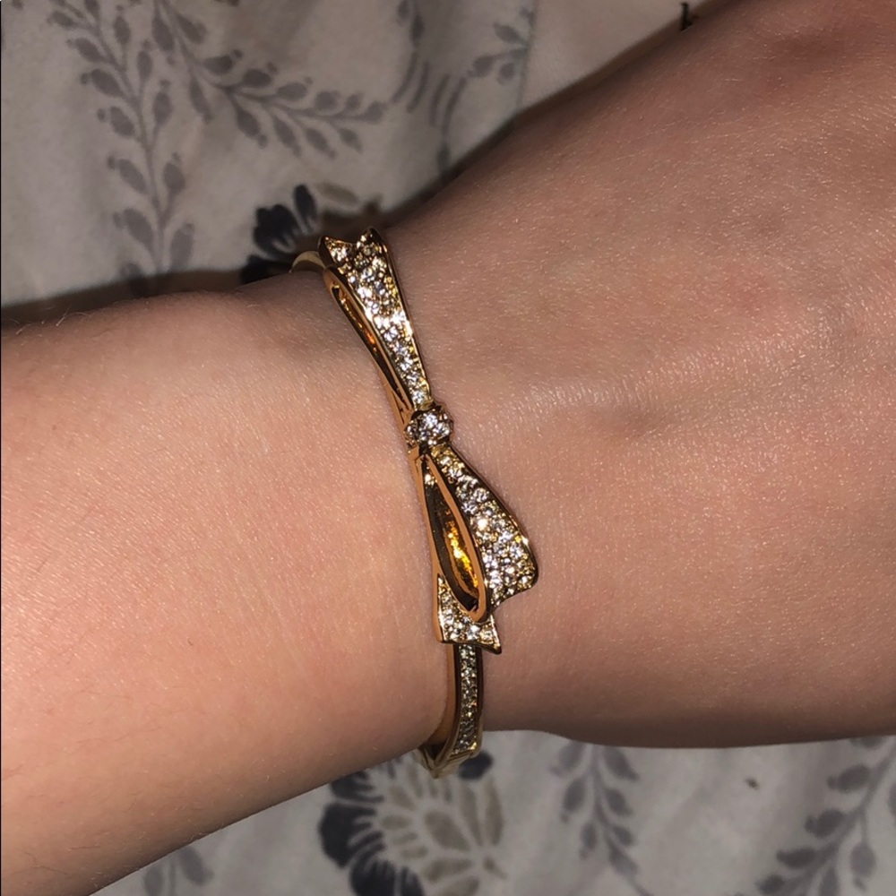 🎀BNWOT KATE SPADE LOVE NOTES BOW BRACELET 🎀